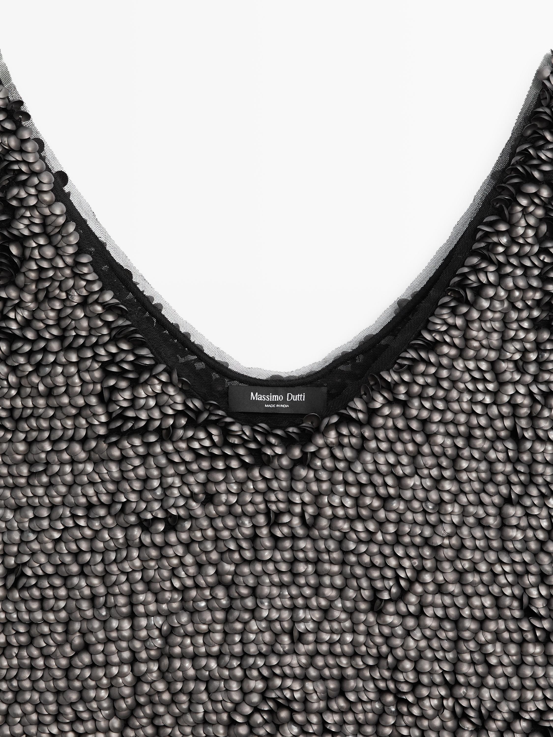 Débardeur perles fantaisie